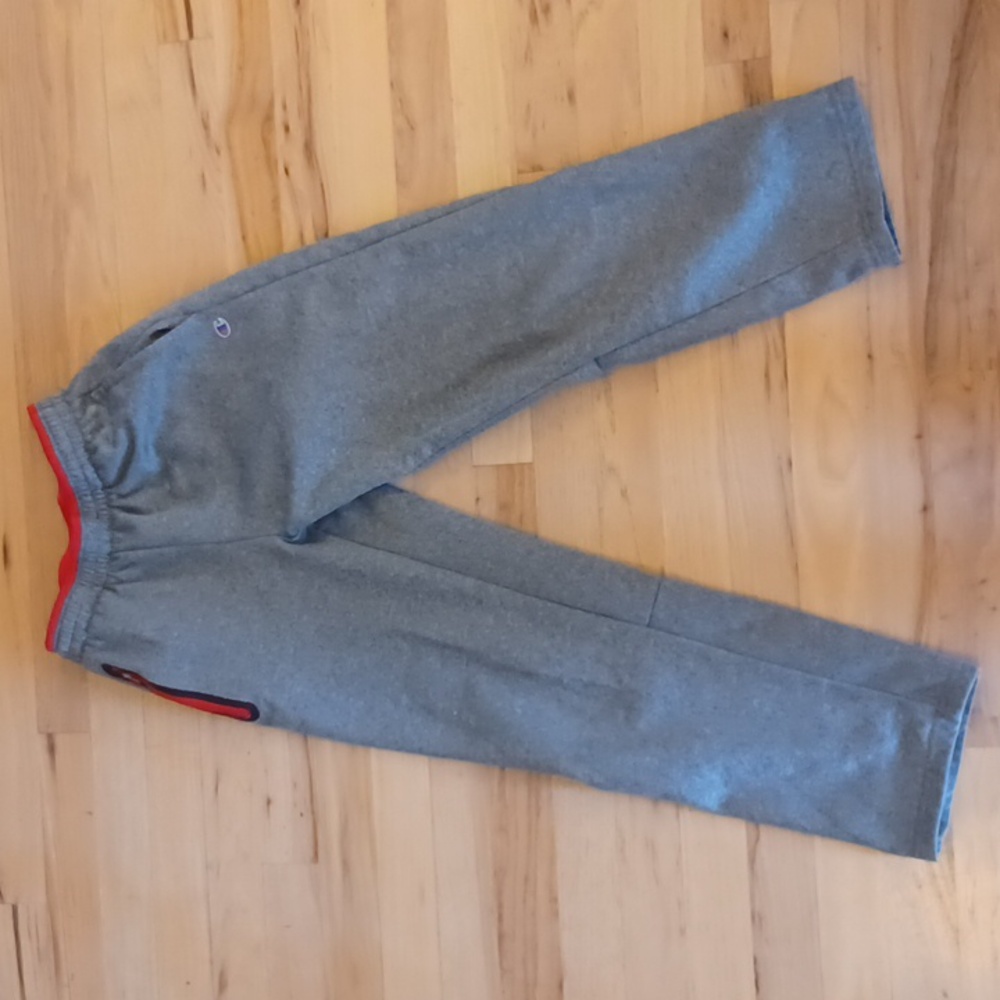Champion Size 10/12 Gray and Black Sweatpants.  Like New.